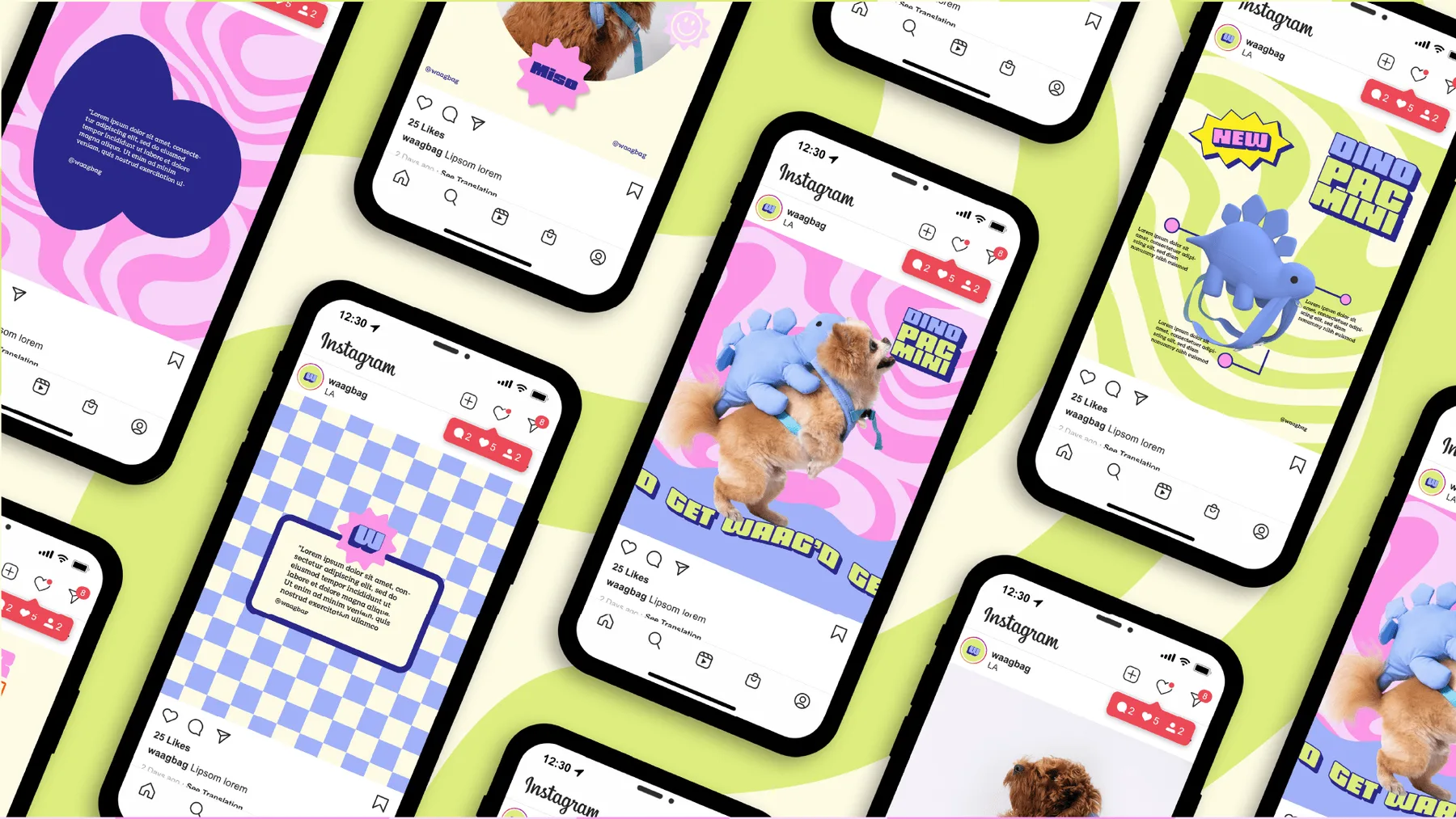 WaagBag — brand and packaging artwork, view 1